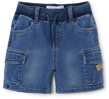 Jeans shorts Nmmben Medium Blauw Denim