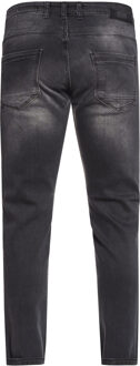 Jeansbroek "MELVIN" slim fit katoen stretch Donkergrijs - 31W/32L