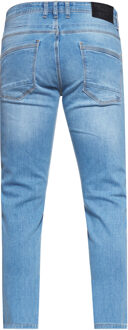 Jeansbroek "MELVIN" slim fit katoen stretch Lichtblauw - 30W/34L