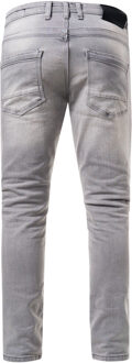 Jeansbroek "MELVIN" slim fit katoen stretch Lichtgrijs - 30W/32L