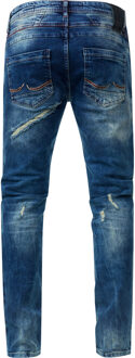 Jeansbroek "MISATO" slim fit (THE FULLY LOADED) Blauw - 34W/32L