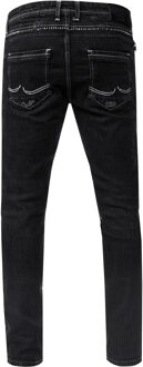 Jeansbroek "MISATO" slim fit (THE FULLY LOADED) Zwart