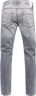 Jeansbroek "ODAR" destroyed regular fit stretch Grijs