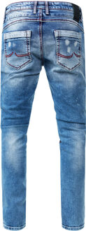 Jeansbroek "URUMA" slim fit (DE BUITENGEWONE) Blauw - 36W/32L