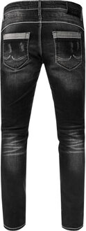 Jeansbroek "URUMA" slim fit (DE BUITENGEWONE) Zwart
