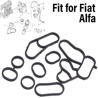 Jeazea 55193743 73500434 5650366 55210712 5650341 Pakkingen Voor Vauxhall Combo Corsa C Corsa D Meriva 1.3 Cdti Oliekoeler