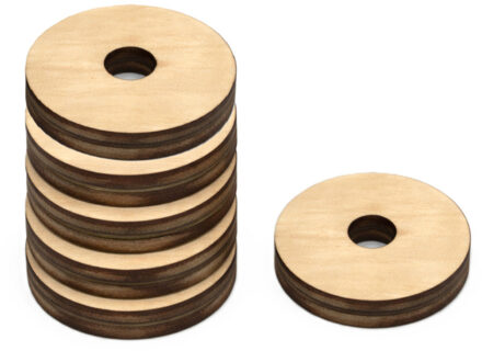 Jedermann Mottenringen - cederhout - 24x - mottenballen / motten bestrijden