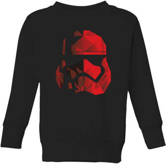 Jedi Cubist Trooper Helmet Black Kids' Sweatshirt - Black - 122/128 (7-8 jaar) - Zwart - M