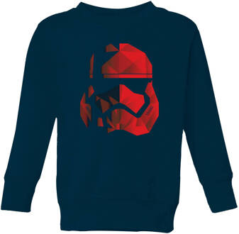Jedi Cubist Trooper Helmet Black Kids' Sweatshirt - Navy - 110/116 (5-6 jaar) - Navy blauw