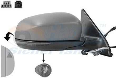 jeep Buitenspiegel * HAGUS * 2128828