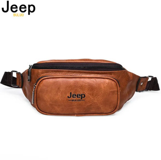 JEEP BULUO NEW Men Chest bag Trip Sling Bags Water Repellent Crossbody Waist Bag Casual Daypacks
