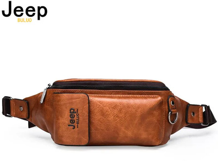 JEEP BULUO Small Multi-function Sling Chest Bag Men Crossbody Bag Legs Waist Bag For Man New Fashion Mini Casual Daypacks Unisex