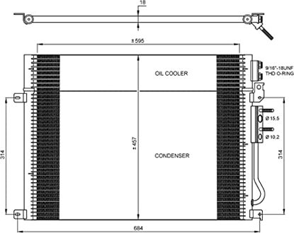 jeep Condensor, airconditioning 35920