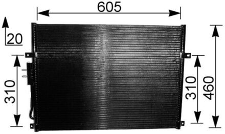 jeep Condensor, airconditioning AC219000S