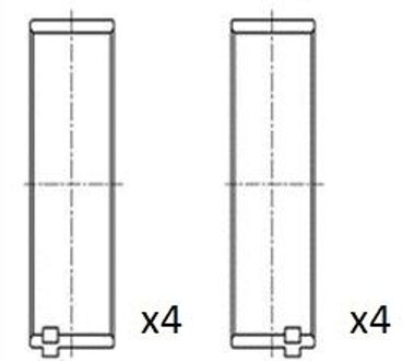 jeep Drijfstanglager BB2053050