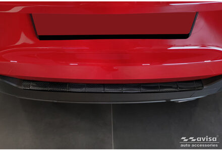jeep Echt 3D Carbon Achterbumperprotector passend voor Jeep Avenger + e-Hybrid & EV 2023- 'Ribs' AV249323