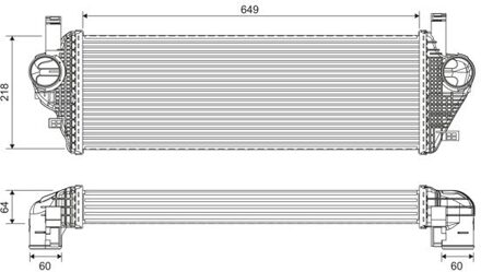 jeep Intercooler, inlaatluchtkoeler 822903