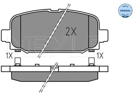 jeep Remblokkenset, schijfrem 0252284418