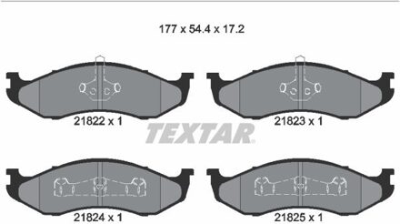 jeep Remblokkenset, schijfrem 2182202