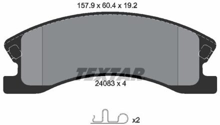 jeep Remblokkenset, schijfrem 2408301