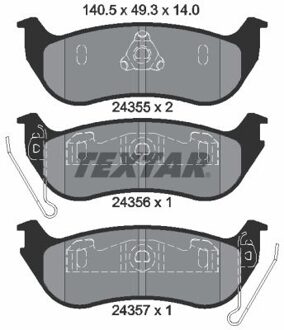 jeep Remblokkenset, schijfrem 2435501