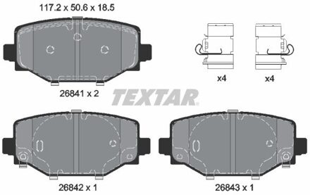jeep Remblokkenset, schijfrem 2684101