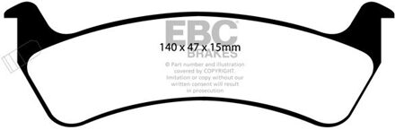 jeep Remblokkenset, schijfrem DP1129