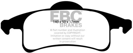 jeep Remblokkenset, schijfrem DP1606