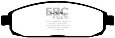 jeep Remblokkenset, schijfrem DP1732