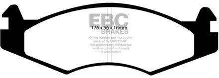 jeep Remblokkenset, schijfrem DP813