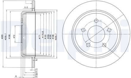 jeep Remschijf BG3073