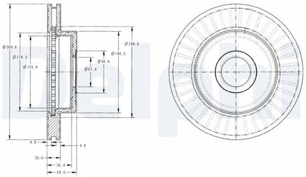 jeep Remschijf BG3659