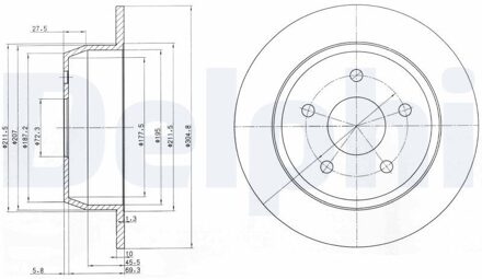 jeep Remschijf BG3660