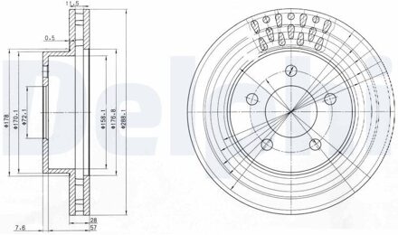 jeep Remschijf BG3846