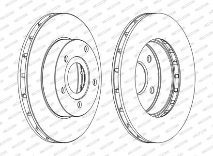 jeep Remschijf DDF1169C