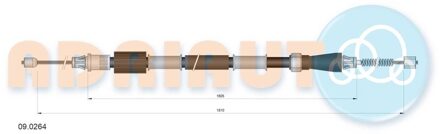 jeep Trekkabel, parkeerrem 090264