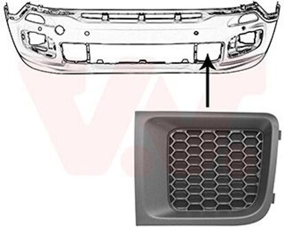 jeep Ventilatiegrille, bumper 2126595