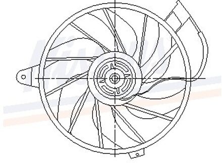 jeep Ventilator, condensator airconditioning 85512