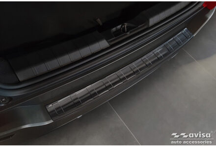 jeep Zwart RVS Achterbumperprotector passend voor Jeep Avenger + EV 2023- 'Ribs' AV245374