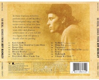 Jeff Buckley - So Real: Songs from Jeff Buckley CD