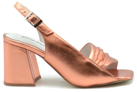 Jeffrey Campbell Verhoog je zomerse stijl met hoge hak sandalen Jeffrey Campbell , Pink , Dames - 39 EU