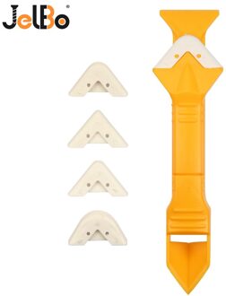 Jelbo Siliconen Schraper Breeuwen Grouting Hand Tool 3 In 1 Keuken Window Cleaner Schrapers Set Voor Afwerking Grout Floor Cleaning