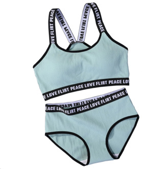 JELLPE ladies letter sports bra push-up sports bra underwear set fitness running yoga sports top jogging gym women sports bra