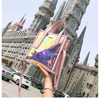 Jelly Clear Transparent Bags For Women 2020 Luxury Handbags Women Bags Designer Beach Small Tote Crossbody Shoulder Bag Pink