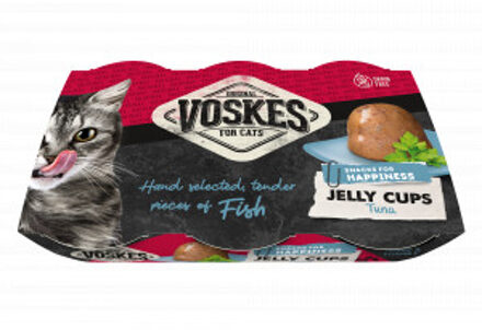 Jelly Cups tonijn kattensnack (6x25 g) 12 verpakkingen (72 x 25 g)