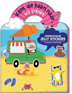 Jelly Stickerboek - Kom, We Gaan Naar... Het Strand - Interstat