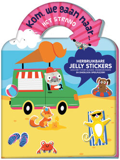 Jelly stickerboek - Kom, we gaan naar... Het strand - (ISBN: 9789464326574)