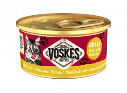 Jelly tonijn met geelstaart natvoer kat (24x85 g) 1 tray (24 x 85 g)