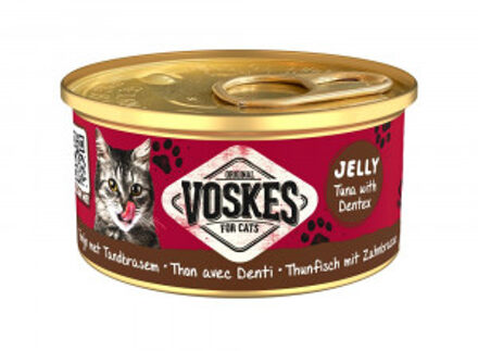 Jelly tonijn met tandbrasem natvoer kat (24x85 g) 2 trays (48 x 85 g)