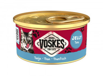 Jelly tonijn natvoer kat (24x85 g) 2 trays (48 x 85 g)